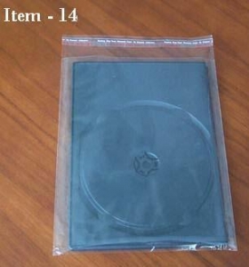 Quality Opp bags for 14mm dvd case for sale